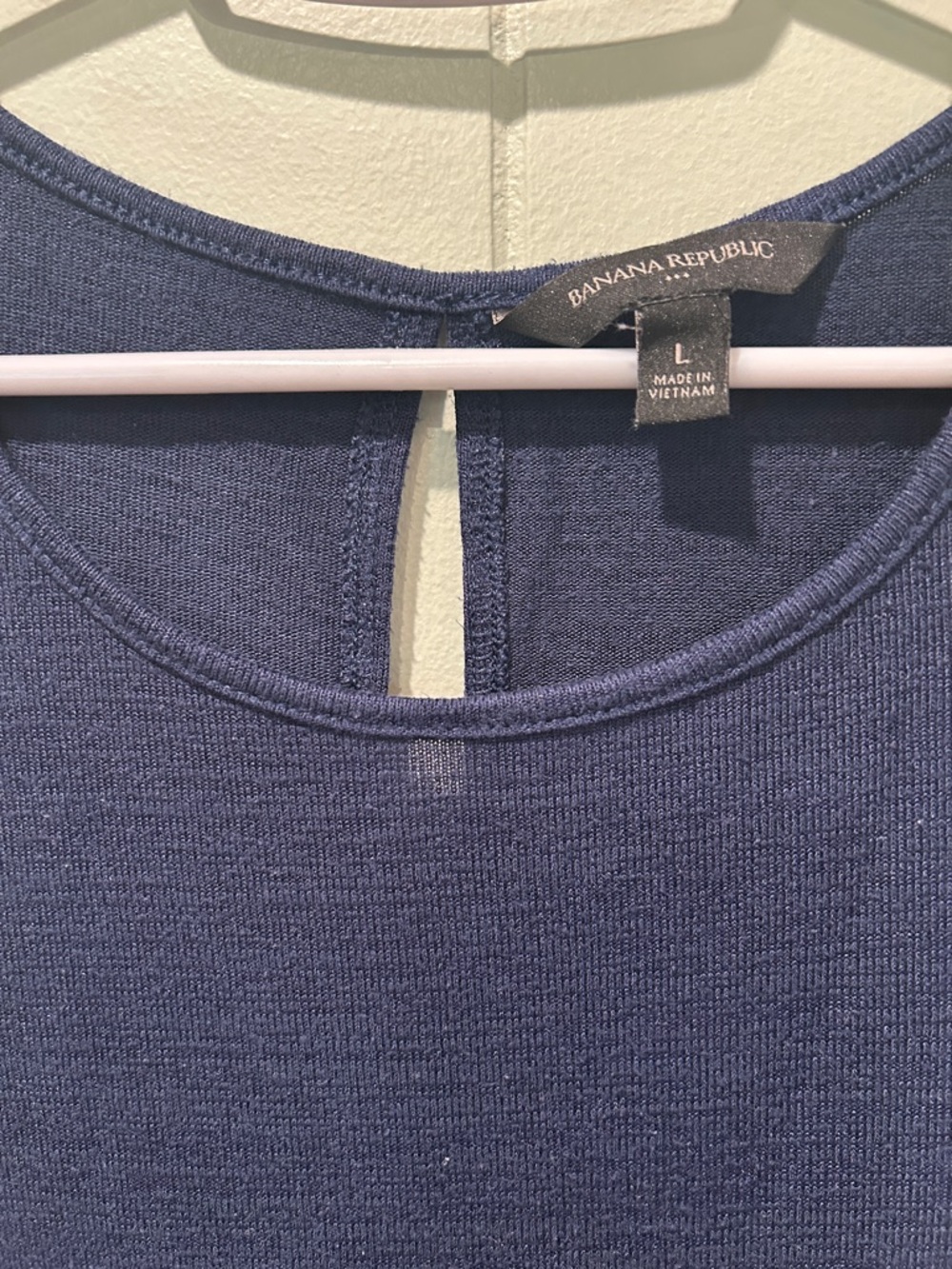 Banana Republic Navy Layered Tank with Chiffon Hem - Picture 2 of 4